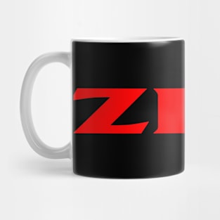 Zen red 2 (black sig) Mug